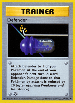 Defender #80 — Pokemon Base Set