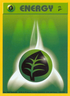 Grass Energy #127 — Pokemon Base Set 2