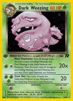 Dark Weezing #14 — Pokemon Team Rocket