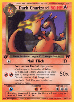 Dark Charizard #21 — Pokemon Team Rocket