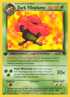 Dark Vileplume #30 — Pokemon Team Rocket