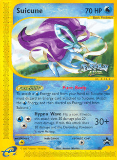 Suicune #53 — Pokemon Promo
