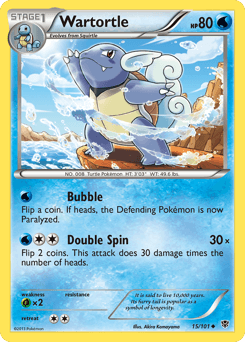 Wartortle #15 — Pokemon Plasma Blast