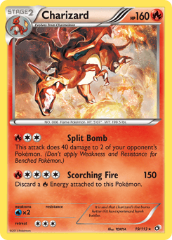 Charizard #19 — Pokemon Legendary Treasures