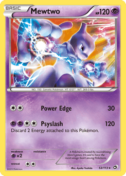 Mewtwo #53 — Pokemon Legendary Treasures