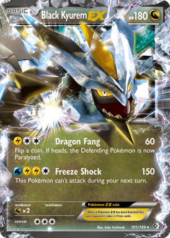 Black Kyurem EX #101 — Pokemon Boundaries Crossed
