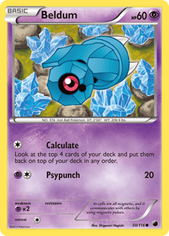 Beldum #50 — Pokemon Plasma Freeze