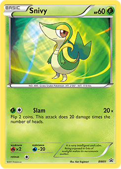 Snivy #BW01 — Pokemon Promo