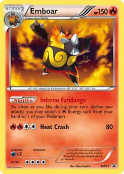 Emboar #BW21 — Pokemon Promo