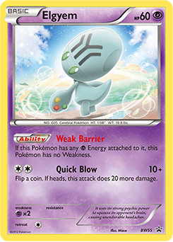Elgyem #BW55 — Pokemon Promo