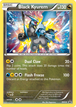 Black Kyurem #BW58 — Pokemon Promo
