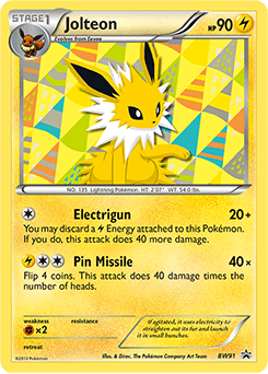 Jolteon #BW91 — Pokemon Promo