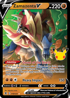 Zamazenta V #18 — Pokemon Celebrations