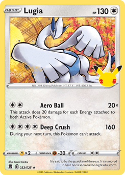 Lugia #22 — Pokemon Celebrations