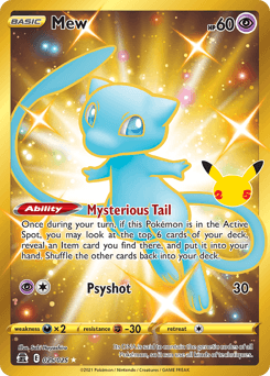 Mew #25 — Pokemon Celebrations