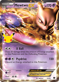 Mewtwo EX #54 — Pokemon Celebrations