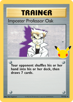 Imposter Professor Oak #73 — Pokemon Celebrations