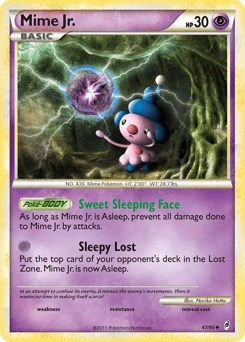 Mime Jr. #47 — Pokemon Call of Legends