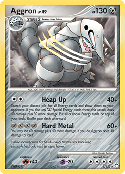 Aggron #1 — Pokemon Mysterious Treasures