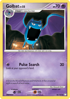 Golbat #50 — Pokemon Mysterious Treasures