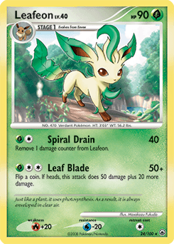 Leafeon #24 — Pokemon Majestic Dawn