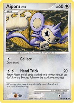 Aipom #50 — Pokemon Majestic Dawn
