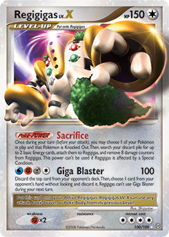 Regigigas LV. X #100 — Pokemon Stormfront