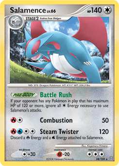 Salamence #24 — Pokemon Stormfront