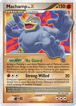 Machamp LV. X #98 — Pokemon Stormfront