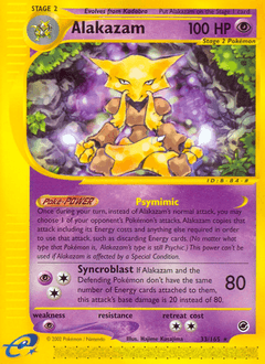 Alakazam #33 — Pokemon Expedition