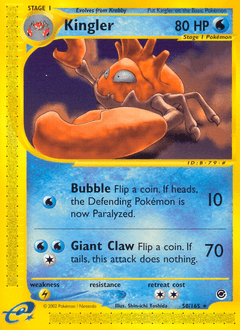 Kingler #50 — Pokemon Expedition