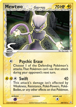 Mewtwo [Reverse Holo] #24