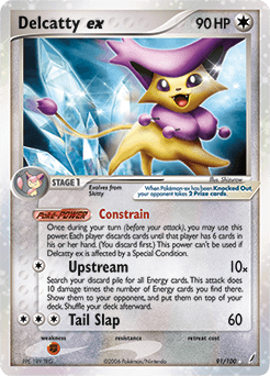 Delcatty EX #91 — Pokemon Crystal Guardians