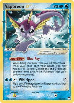 Vaporeon [Gold Star] #102
