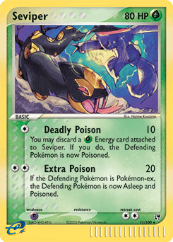 Seviper #11 — Pokemon Sandstorm