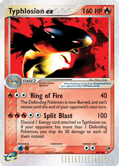 Typhlosion EX #99 — Pokemon Sandstorm