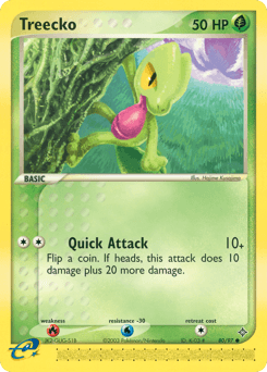 Treecko #80 — Pokemon Dragon