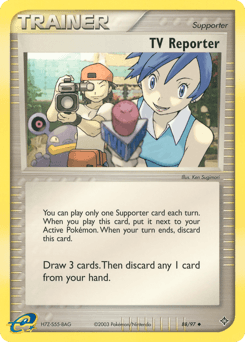 TV Reporter [Reverse Holo] #88