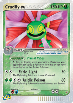 Cradily EX #90 — Pokemon Team Magma & Team Aqua