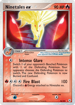 Ninetales EX #96 — Pokemon Hidden Legends