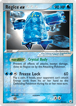 Regice EX #97 — Pokemon Hidden Legends
