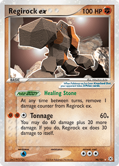Regirock EX #98 — Pokemon Hidden Legends