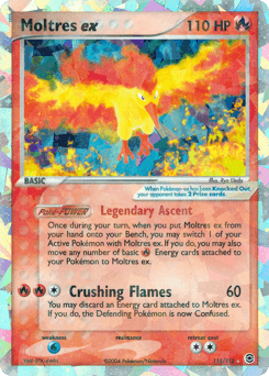 Moltres EX #115 — Pokemon Fire Red & Leaf Green