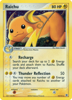 Raichu #12 — Pokemon Fire Red & Leaf Green