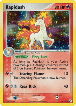 Rapidash [Reverse Holo] #13 — Pokemon Fire Red & Leaf Green