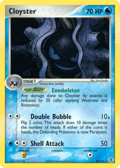Cloyster [Reverse Holo] #20 — Pokemon Fire Red & Leaf Green