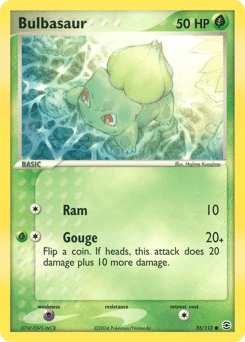 Bulbasaur [Reverse Holo] #55 — Pokemon Fire Red & Leaf Green