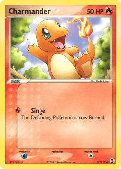 Charmander [Reverse Holo] #57 — Pokemon Fire Red & Leaf Green