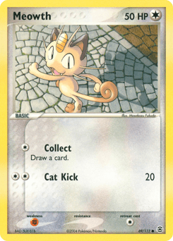 Meowth [Reverse Holo] #69 — Pokemon Fire Red & Leaf Green