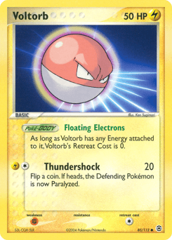 Voltorb [Reverse Holo] #85 — Pokemon Fire Red & Leaf Green